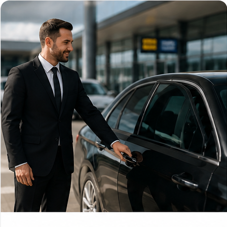 Foto van één van de chauffeurs van Luchthaventaxi Nederland